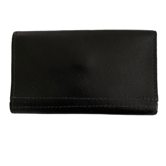 Vintage Harley Davidson Motorcycles Black Genuine Leather Wallet Made in USA - Picture 11 of 13